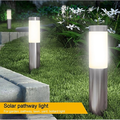 Cotcool 2pcs Solar Pathway Lights Outdoor Garden Lights