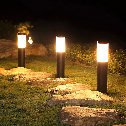 Cotcool 2pcs Solar Pathway Lights Outdoor Garden Lights