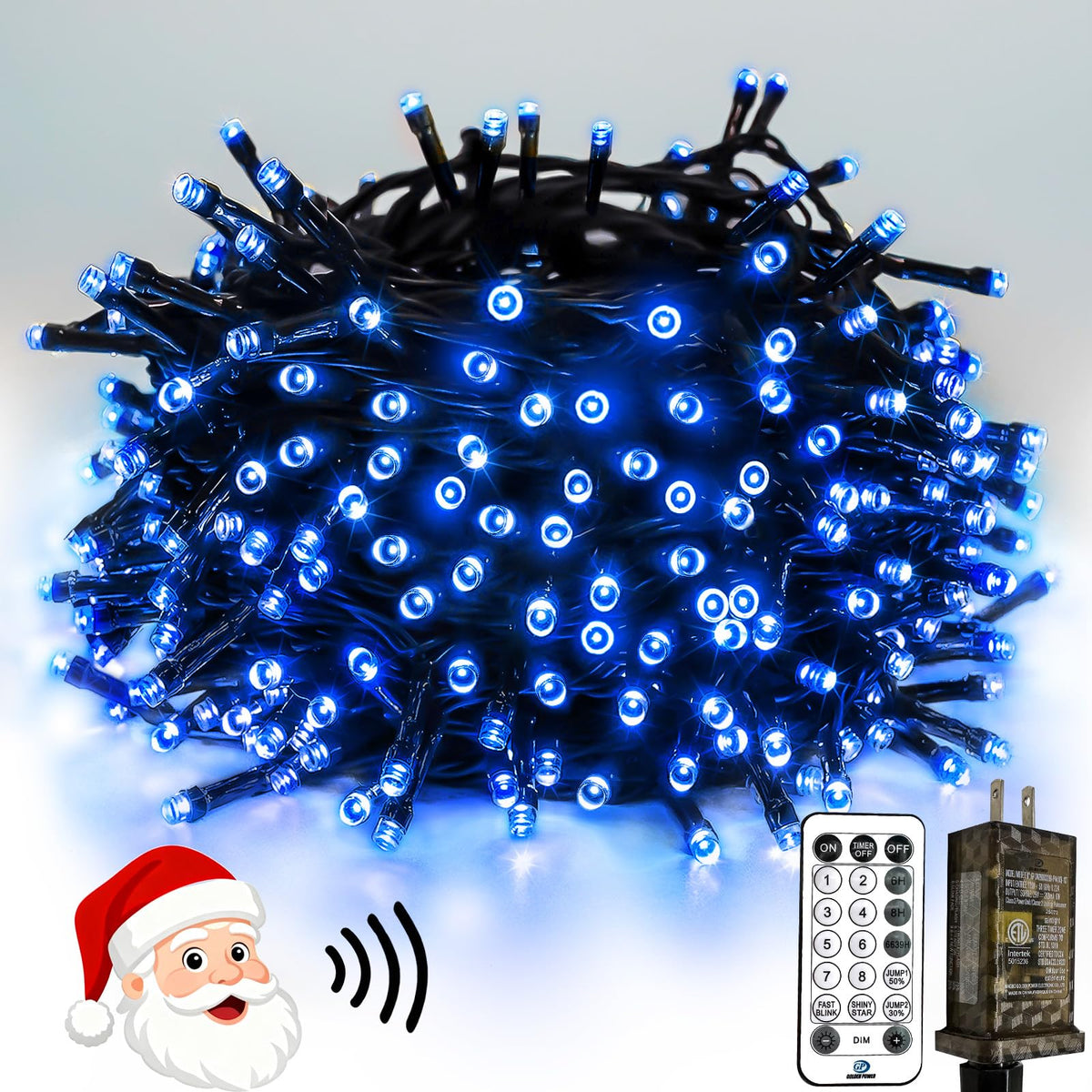 Smart Color Changing Halloween Lights String 112FT 300 LED APP and Remote