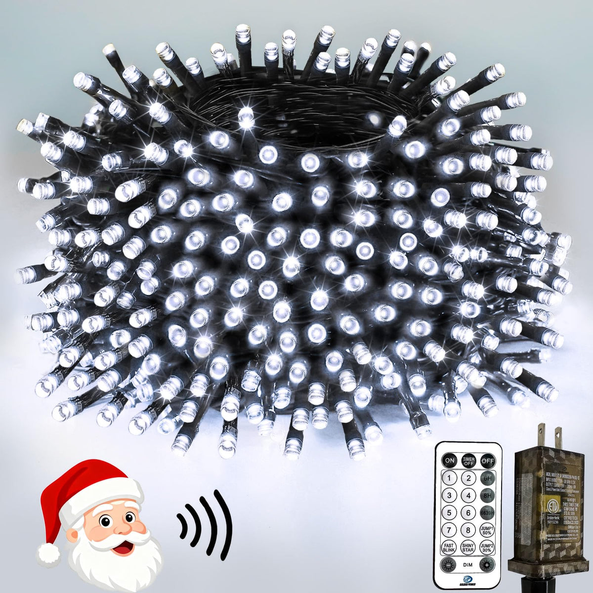 Smart Color Changing Halloween Lights String 112FT 300 LED APP and Remote