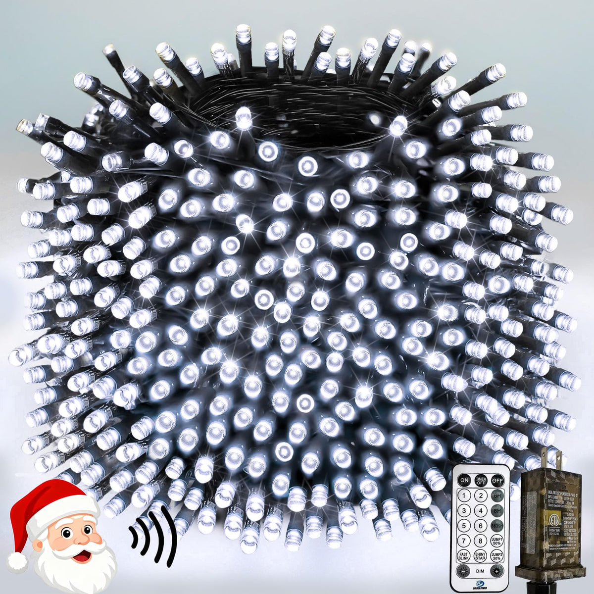 Smart Color Changing Halloween Lights String 112FT 300 LED APP and Remote
