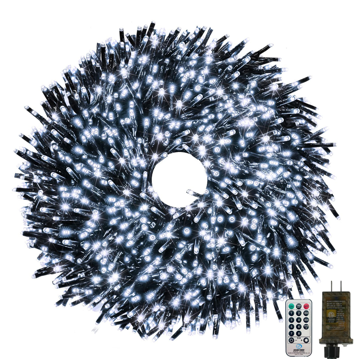 Smart Color Changing Halloween Lights String 112FT 300 LED APP and Remote