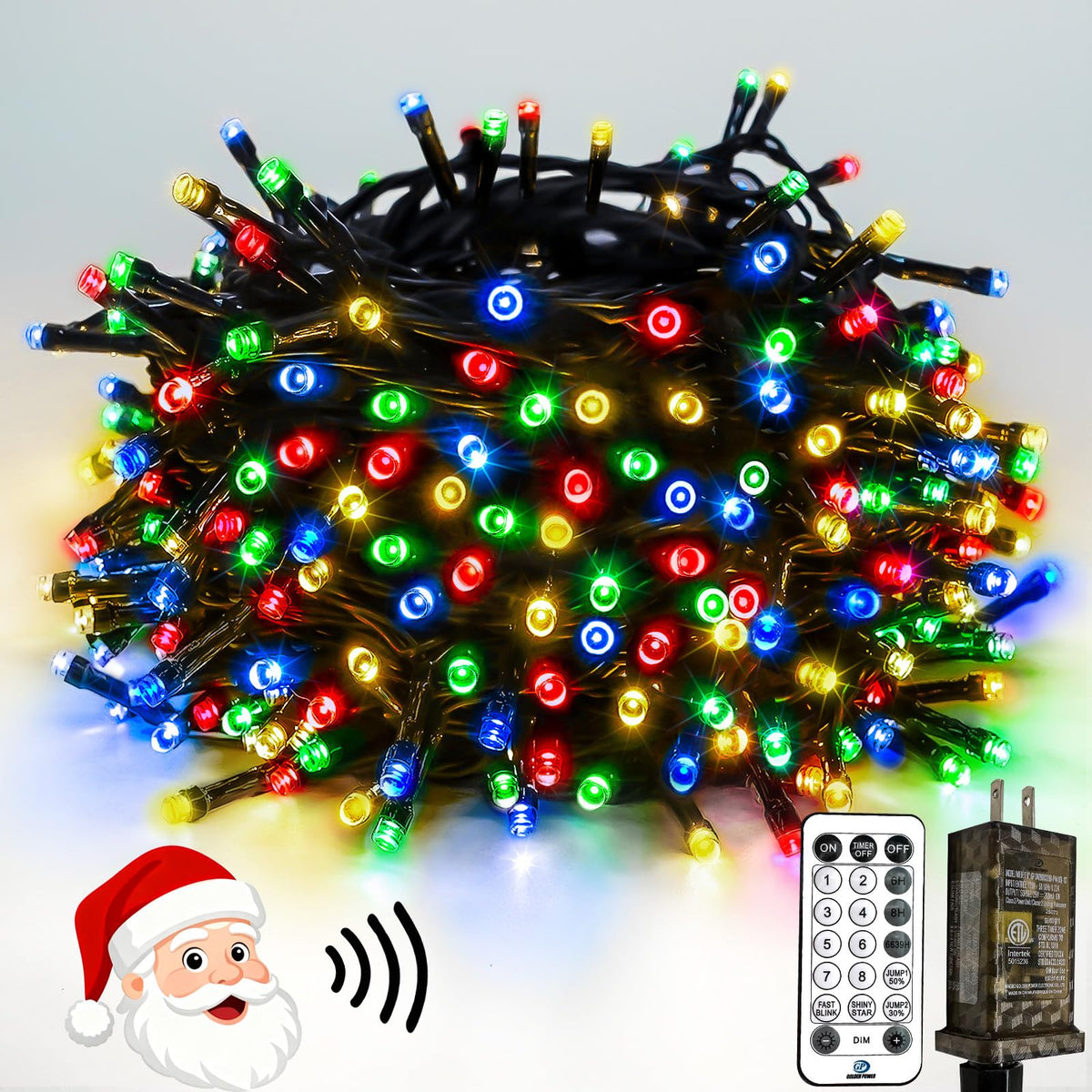 Smart Color Changing Halloween Lights String 112FT 300 LED APP and Remote