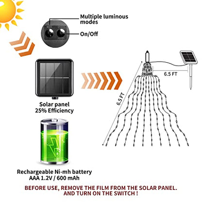 Cotcool Solar Powered String Lights 10 Strands 200 LEDs